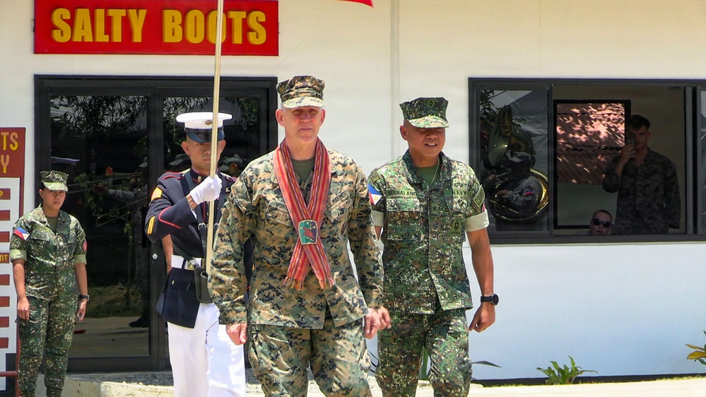 Balikatan 2026: Commanding General, I Marine Expeditionary Force, visits Philippine Marine Base Camp Rodolfo