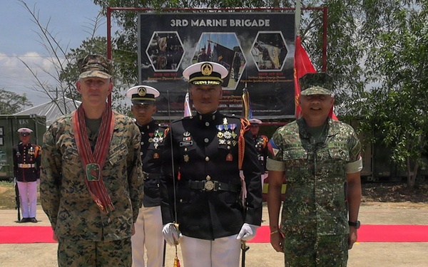 Balikatan 2026: Commanding General, I Marine Expeditionary Force, visits Philippine Marine Base Camp Rodolfo