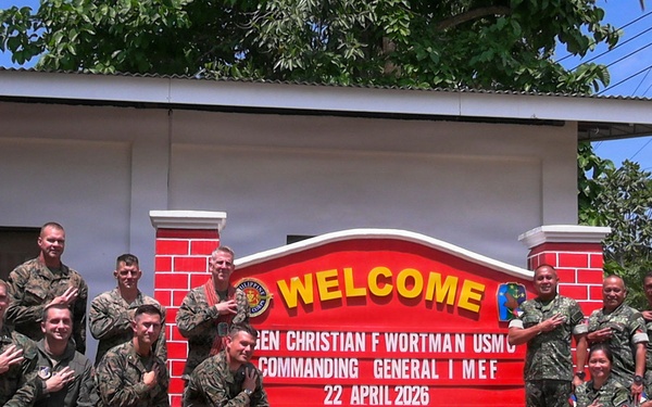 Balikatan 2026: Commanding General, I Marine Expeditionary Force, visits Philippine Marine Base Camp Rodolfo
