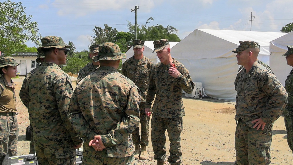 Balikatan 2026: Commanding General, I Marine Expeditionary Force, visits Philippine Marine Base Camp Rodolfo