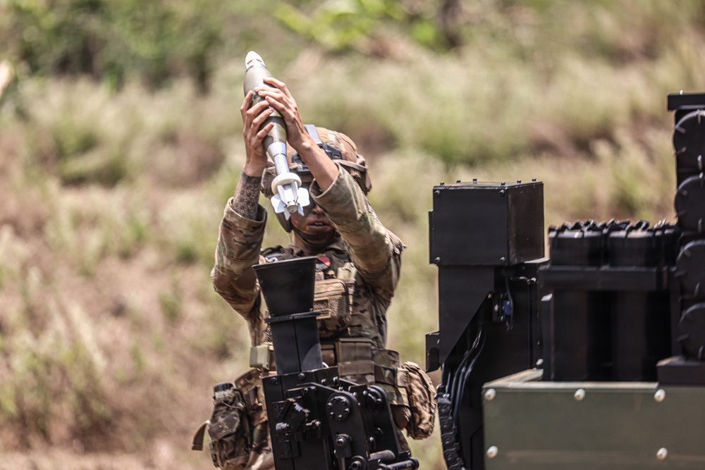 Balikatan 2026: 2-35 Infantry Regiment, 25th Infantry Division, conducts 81mm Scorpion Live Fire Exercise