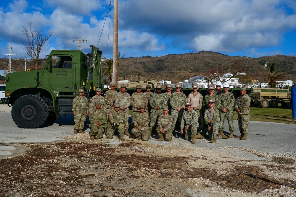 U.S. Soldiers, Sailors support Saipan’s path to recovery