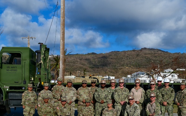 U.S. Soldiers, Sailors support Saipan’s path to recovery