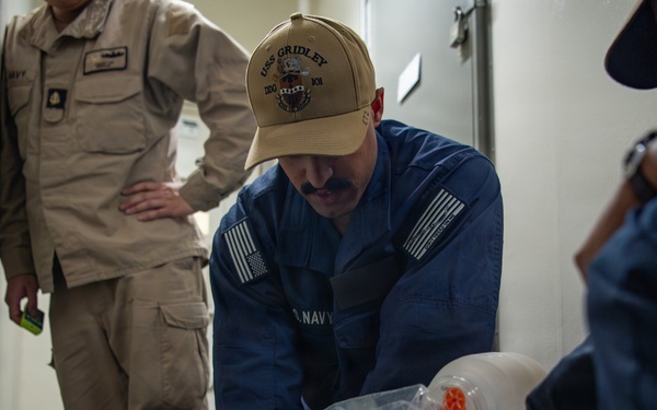 USS Gridley CPR Training