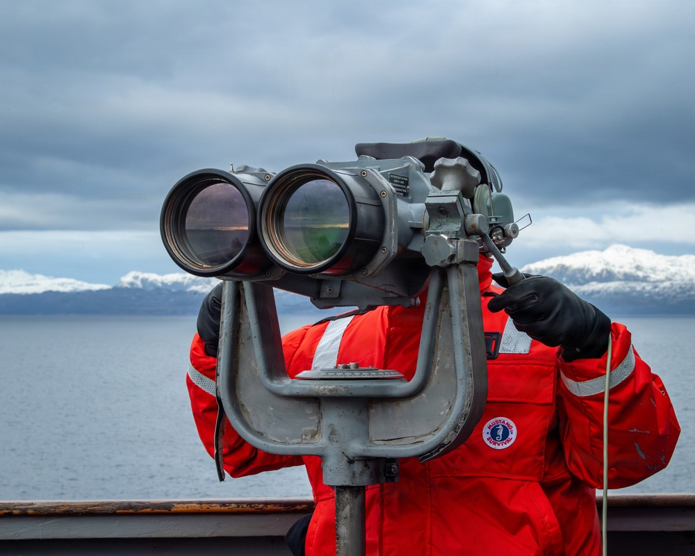 CSG-11 Transits The Strait of Magellan
