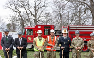 Army leaders open new gate, mortar factory, begin new firehouse at Watervliet Arsenal