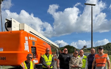 Fort Buchanan DPW Advances Modernization with Solar Lighting Project to Enhance Readiness