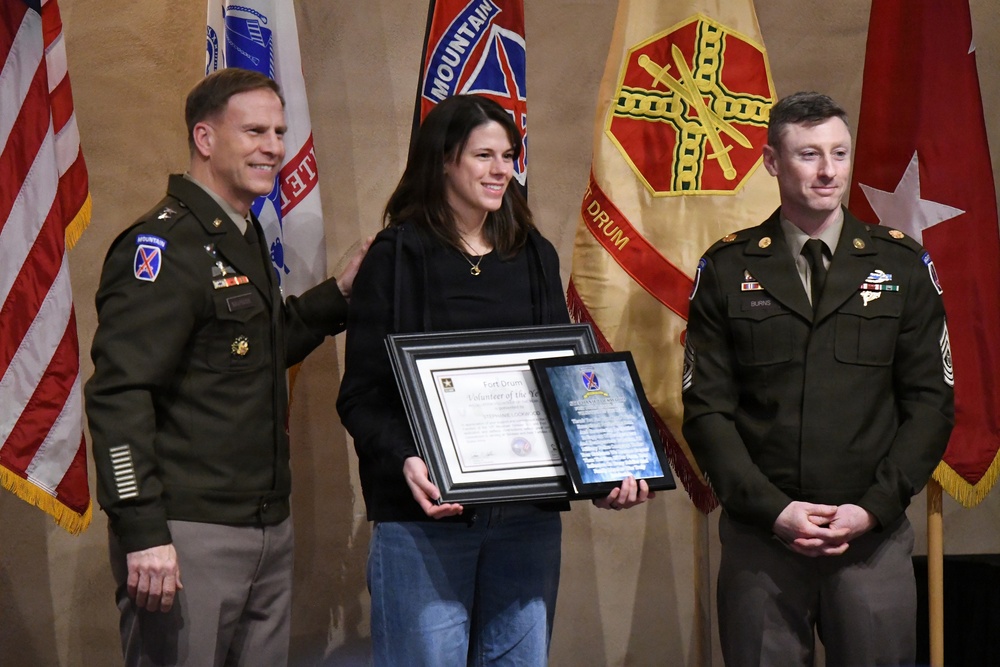 Fort Drum volunteers earn recognition for community service