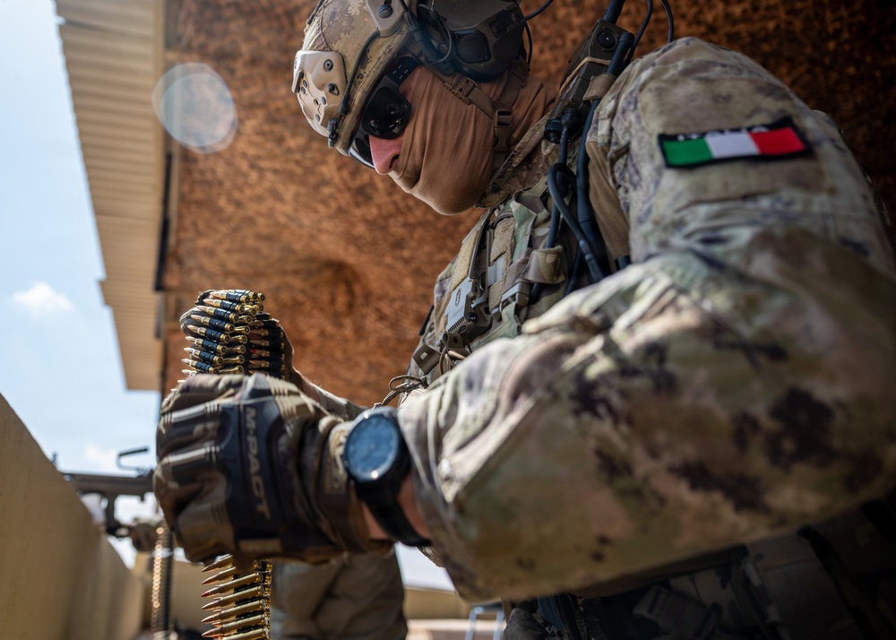 Italian Special Forces conduct live-fire training during Flintlock 26