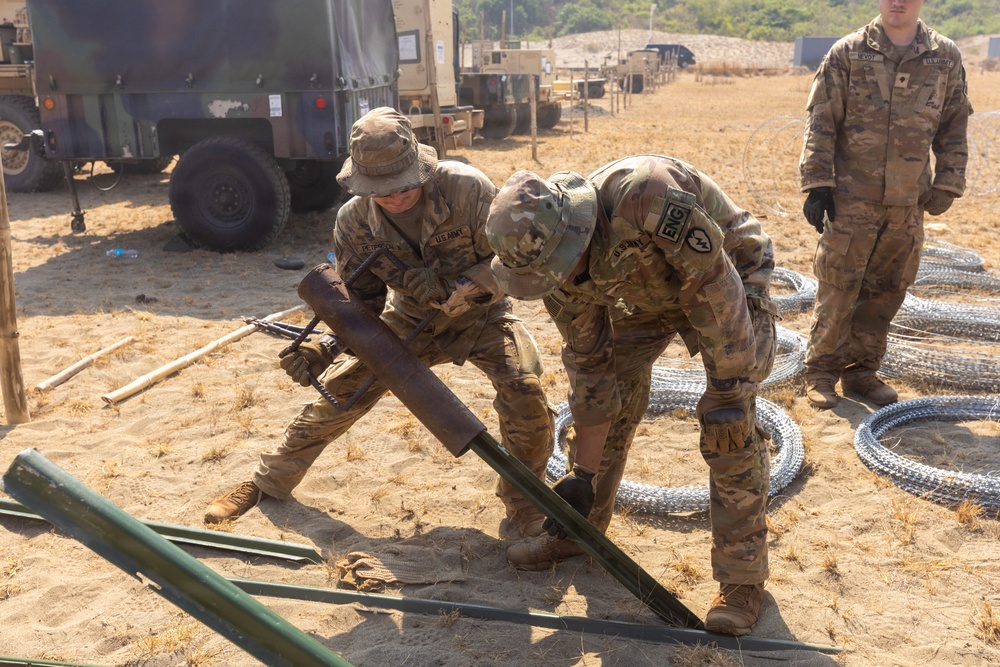 Balikatan 2026: 25th Infantry Division Engineers Train Philippine soldiers