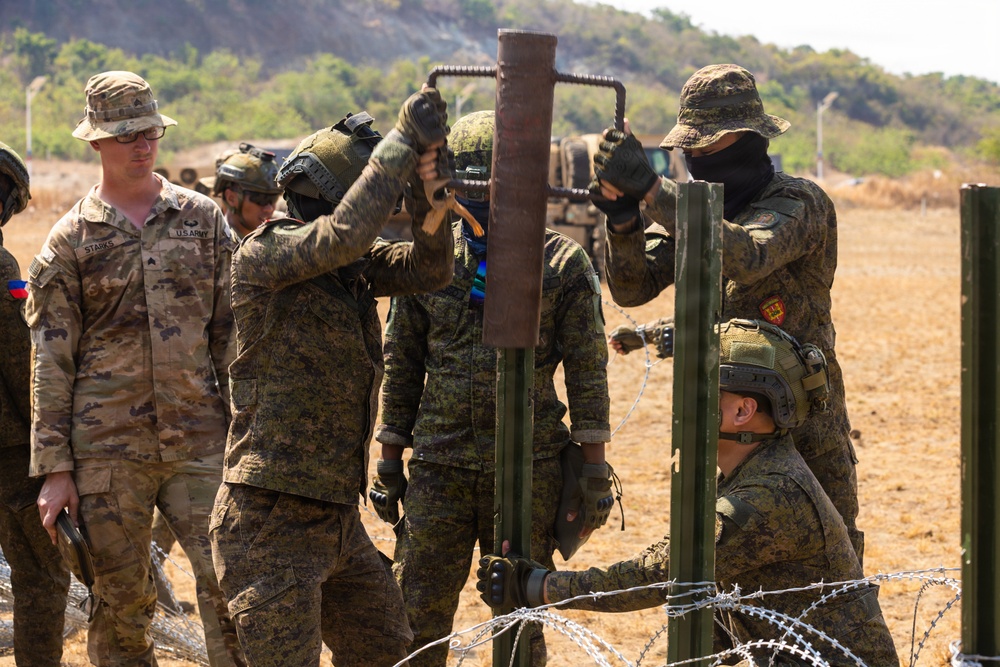 Balikatan 2026: 25th Infantry Division Engineers Train Philippine soldiers
