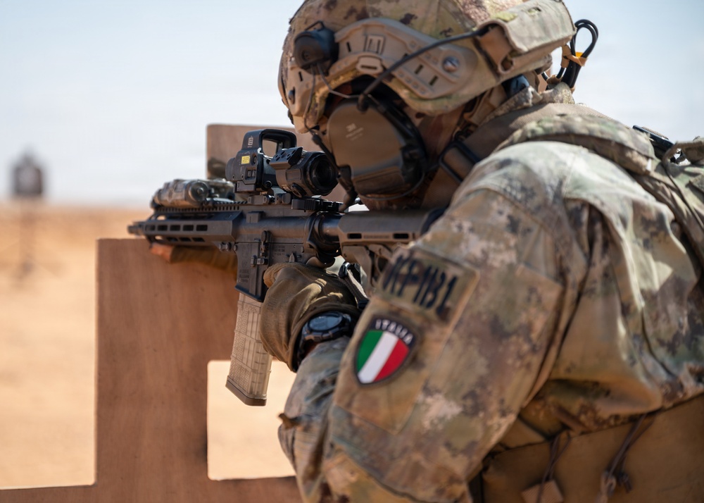 Italian Special Forces conduct live-fire training during Flintlock 26