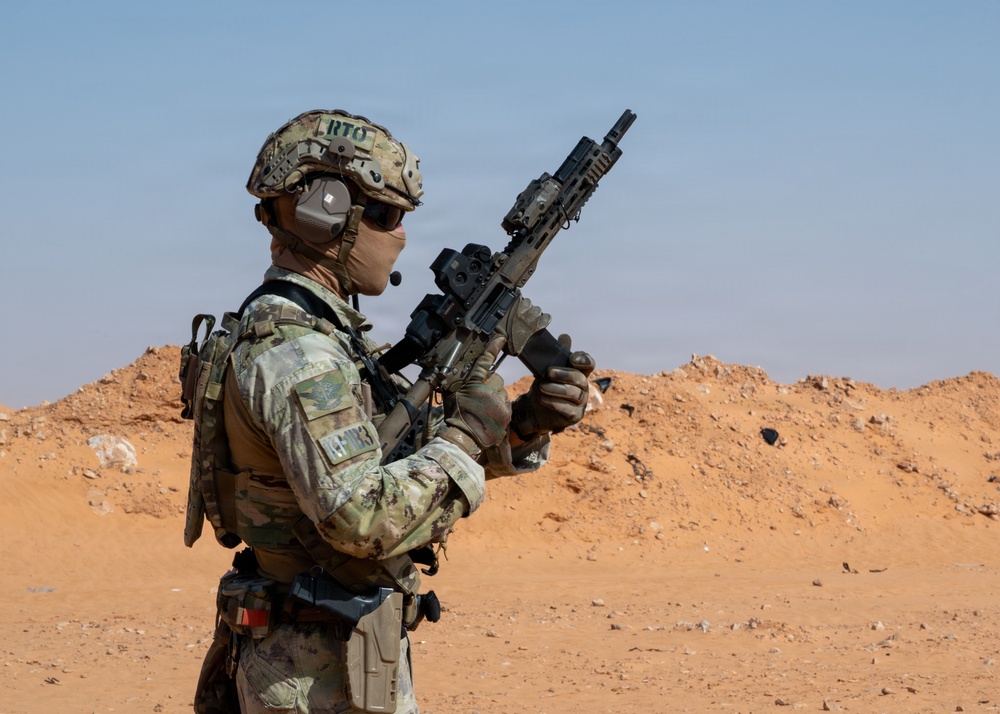 Italian Special Forces conduct live-fire training during Flintlock 26