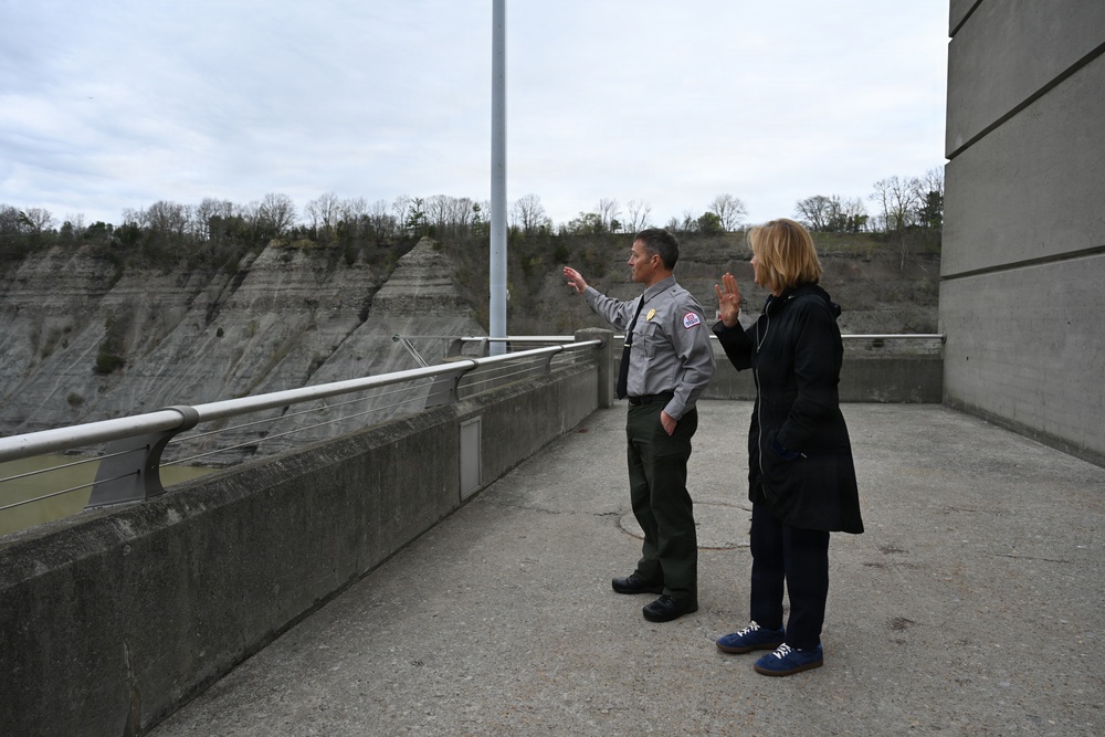 Flood Protection in Focus During Tenney’s Visit to Mount Morris Dam