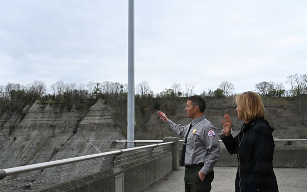 Flood Protection in Focus During Tenney’s Visit to Mount Morris Dam