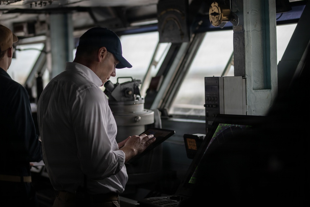 IKE departs Norfolk Naval Shipyard for Sea Trials