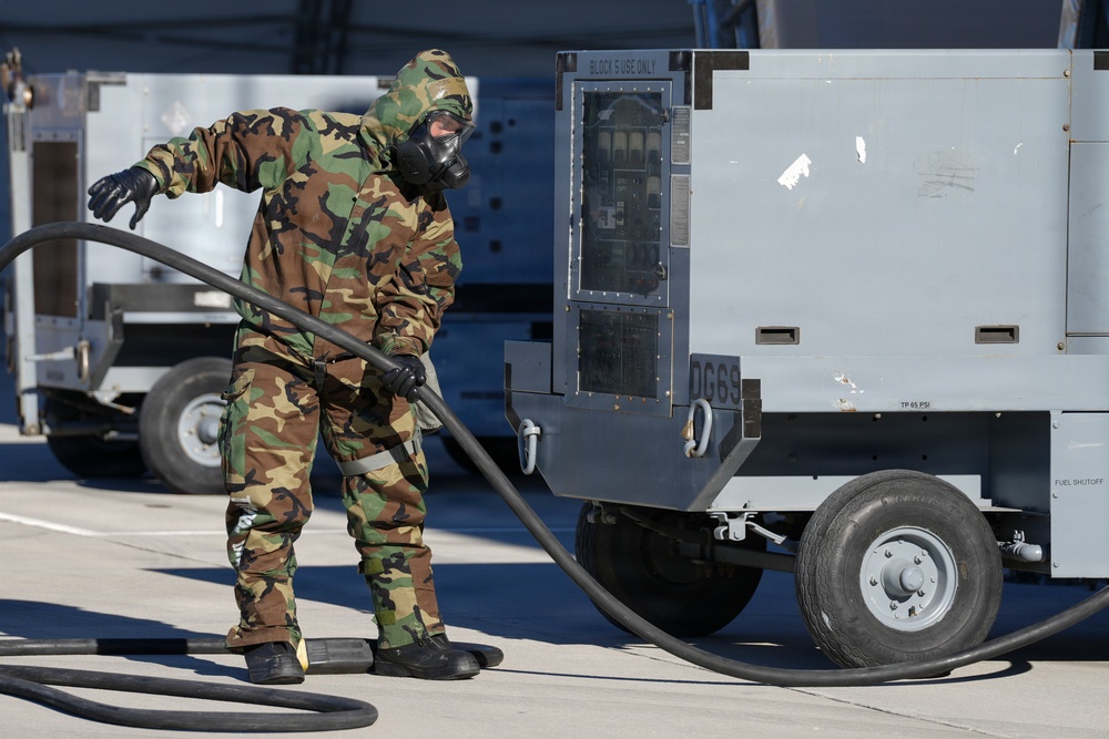 25th AMXS trains for CBRNE conditions