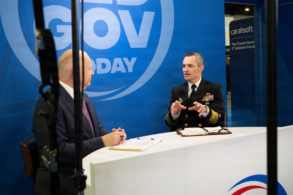 Vice Admiral Doug Perry, Commander, U.S. Second Fleet, Speaks During Sea-Air-Space 2026