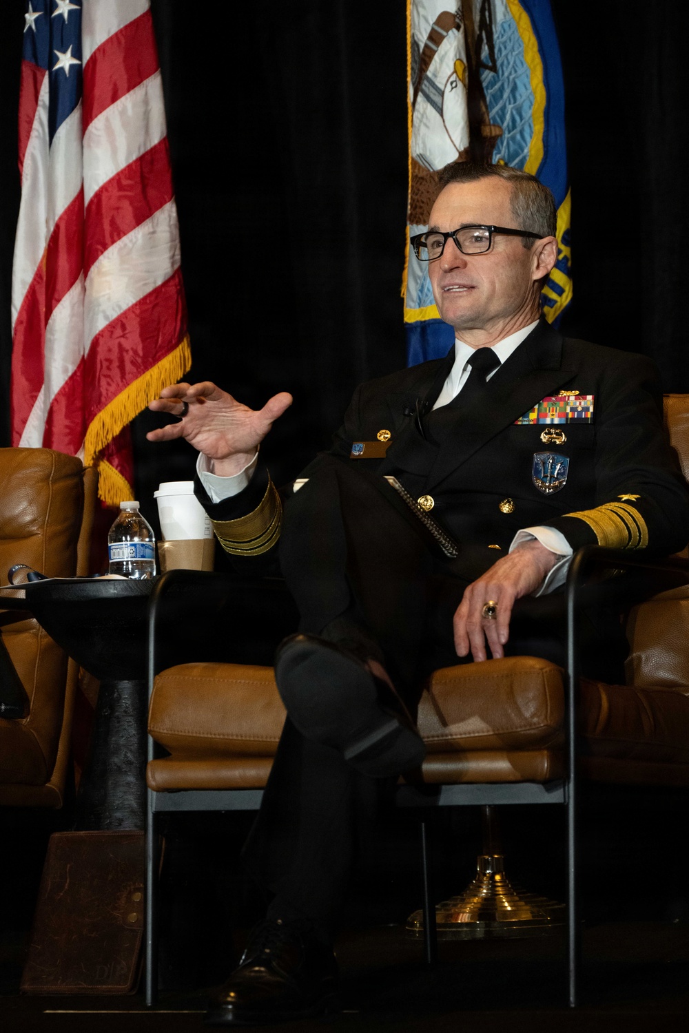 Vice Admiral Doug Perry, Commander, U.S. Second Fleet, Speaks During Sea-Air-Space 2026