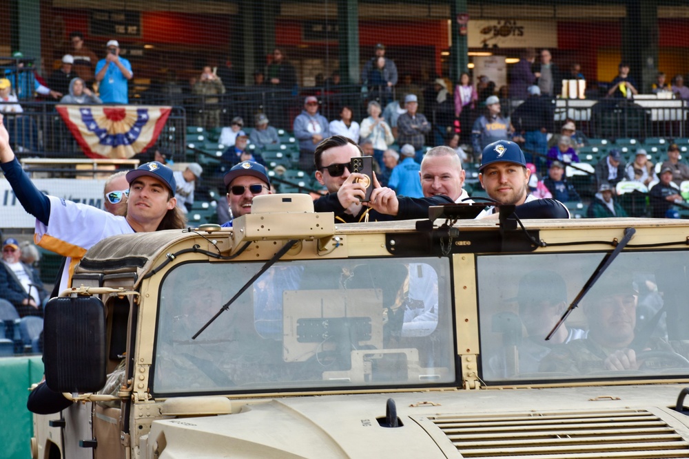 The Army and York Revolution during opening night 2026.