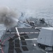 USS Carl M. Levin fires Mark 45 5-inch gun
