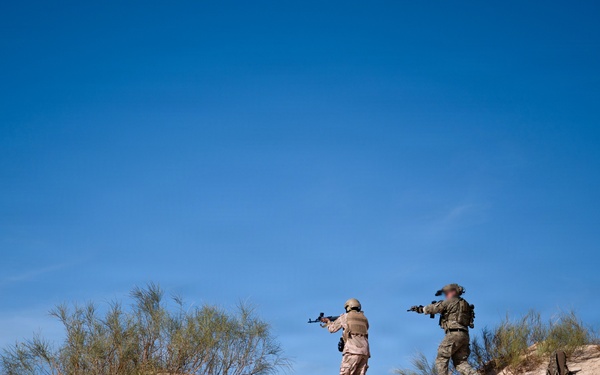 Multinational forces assault shoreline objective during Flintlock 26