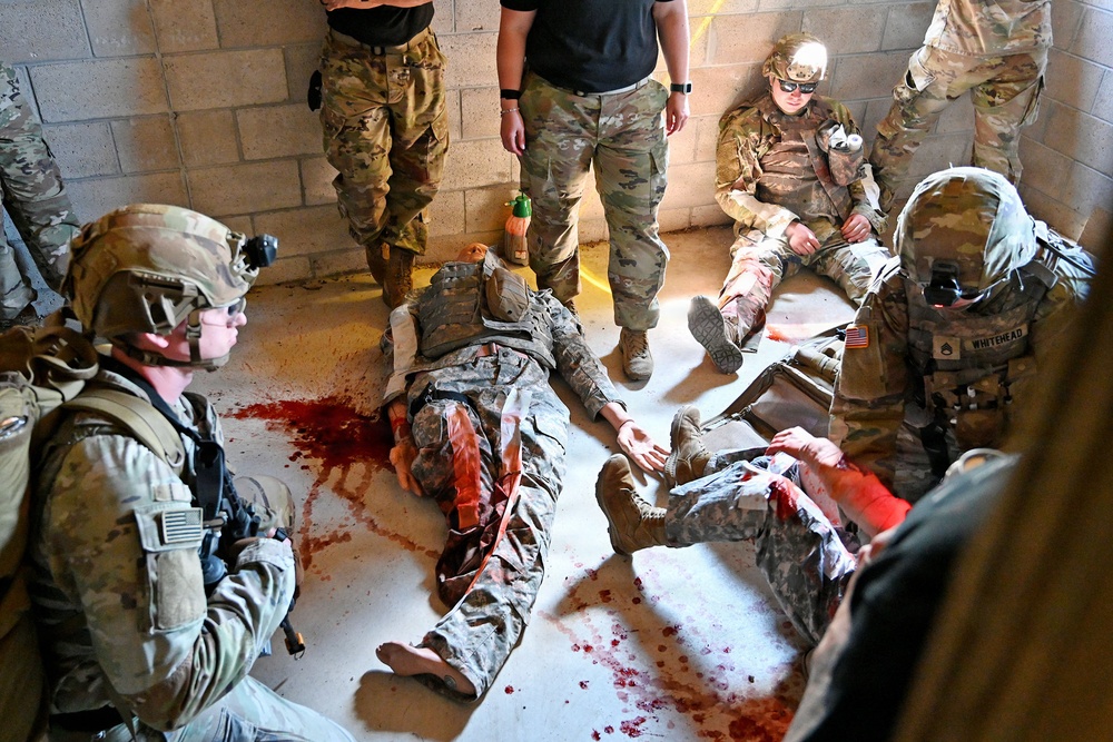 Calm in Chaos: Combat Medics Face Mass Casualty Scenario