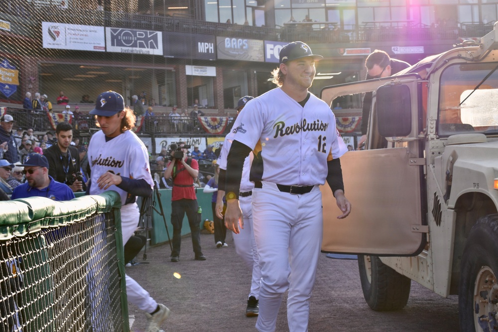 The Army and York Revolution during opening night 2026.