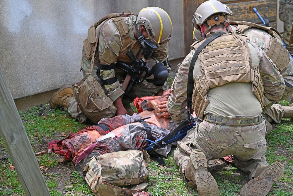 Under Pressure: CLS Students Treat Simulated Casualties