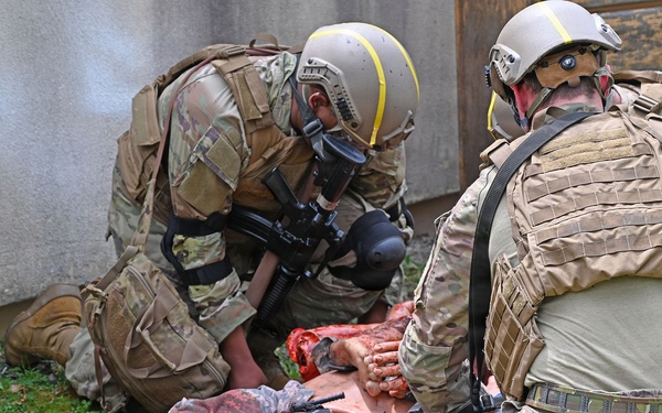 Under Pressure: CLS Students Treat Simulated Casualties