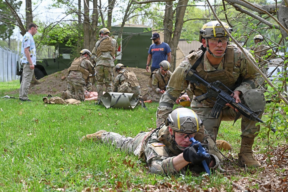 Tactics and Treatment: CLS Students Multitask Under Fire