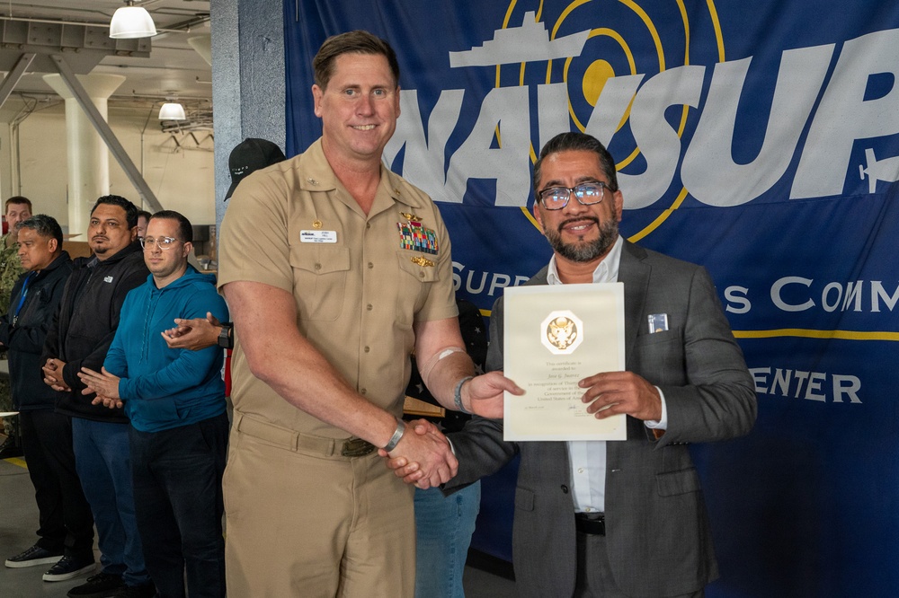 NAVSUP FLC San Diego Awards April 2026