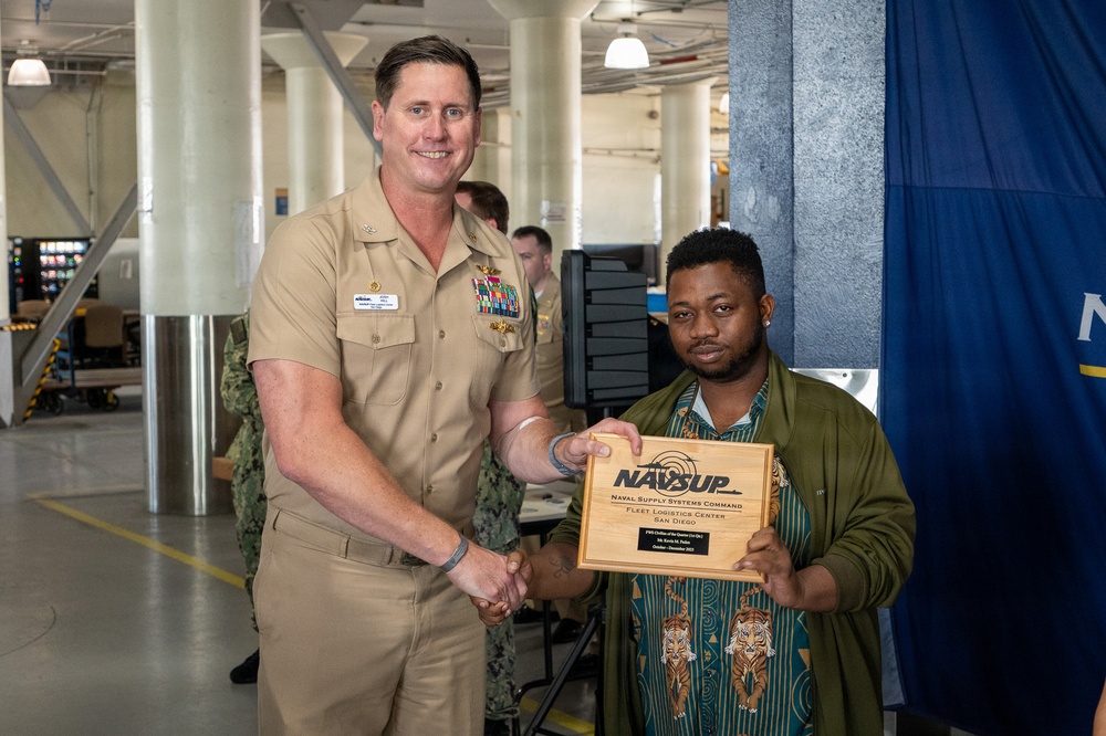 NAVSUP FLC San Diego Awards April 2026