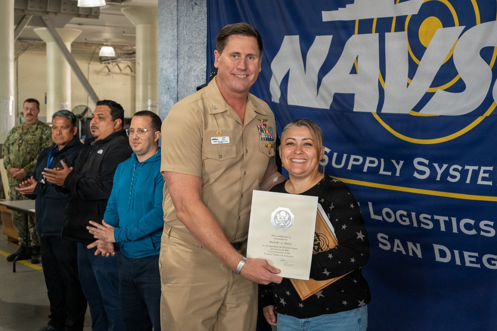 NAVSUP FLC San Diego Awards April 2026