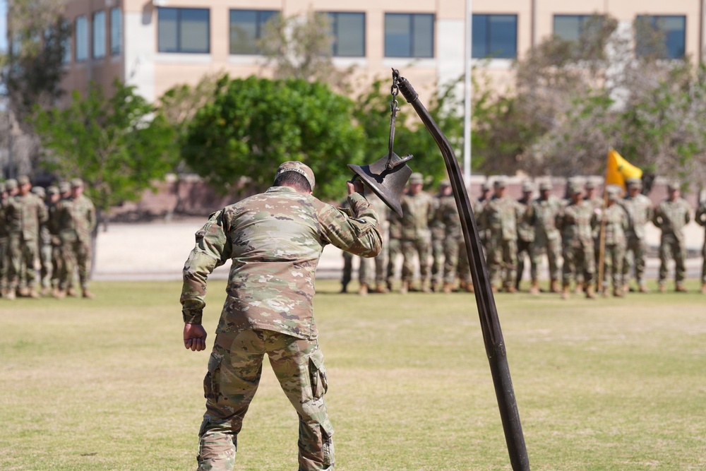 Ringing Out a Legacy: 'Regulars' Commander Sounds Final Honors at Fort Bliss