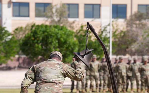 Ringing Out a Legacy: 'Regulars' Commander Sounds Final Honors at Fort Bliss