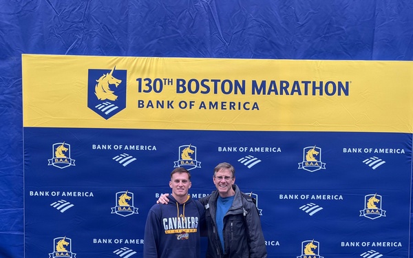 McConnell lieutenant completes Boston Marathon