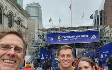 McConnell lieutenant completes Boston Marathon