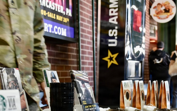 Army connects with community at Pennsylvania baseball opening night
