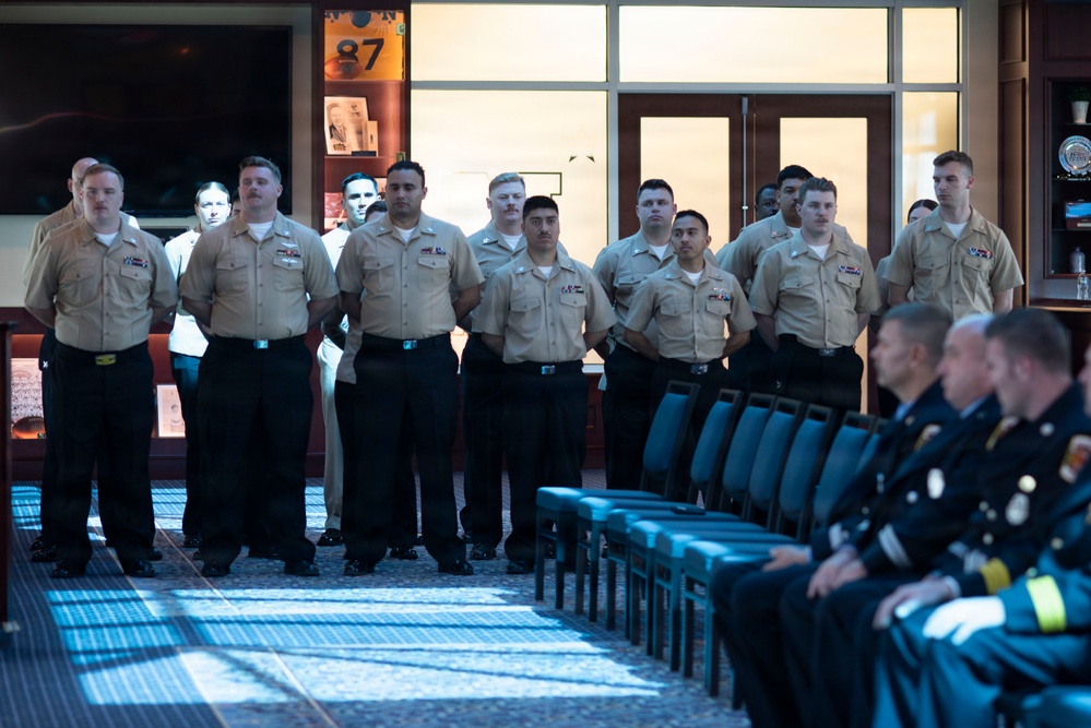 Citizen-Sailors Earn Navy Installation Firefighter Certification