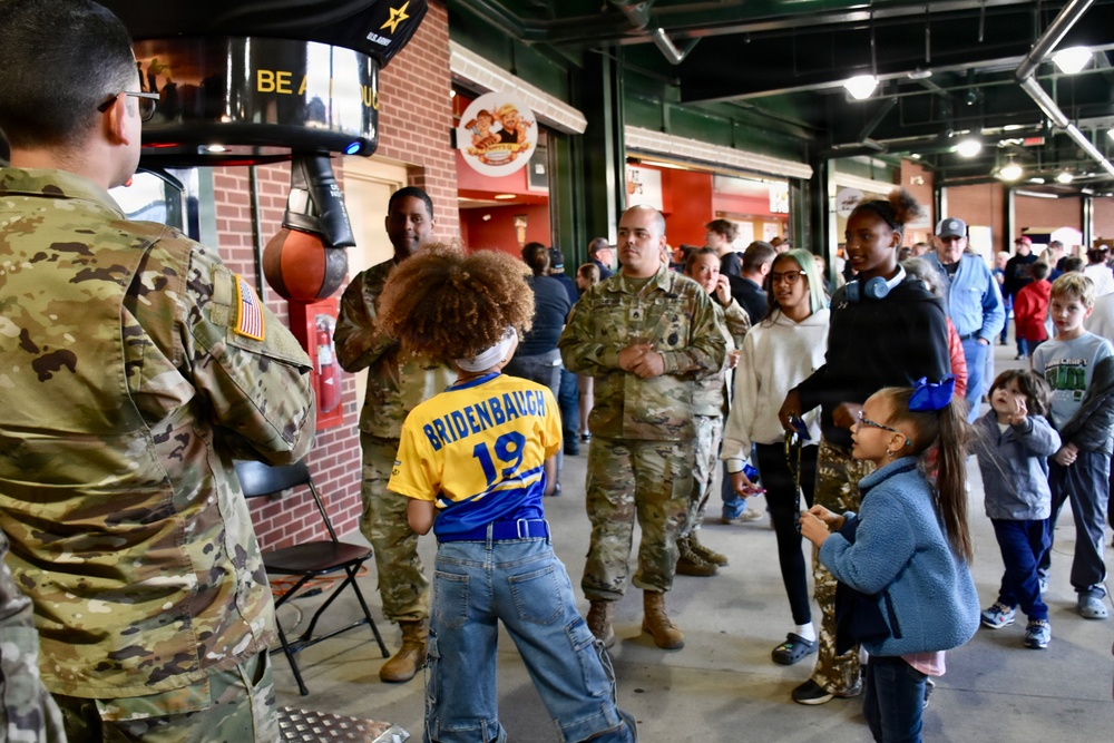 Army draws crowd on opening night