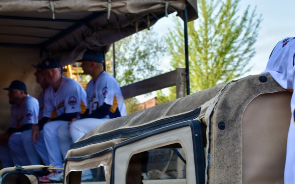 Army transports players on opening night