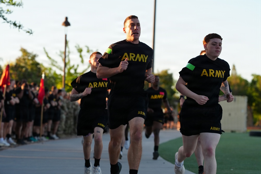 Leading the Charge: 1st Sgt. Lape Sets the Pace in 4-27 FA Victory