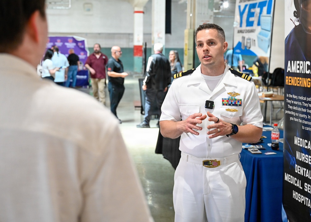 Fleet Week Houston: Navy Medicine Team at the Post Expo