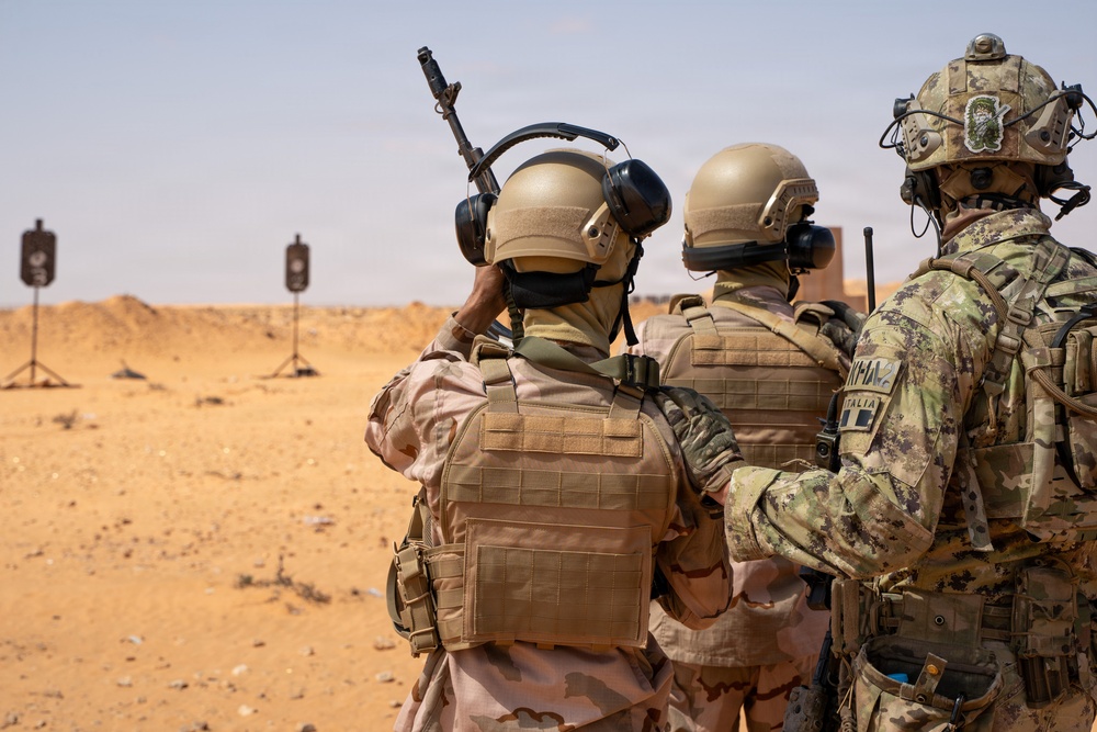 Italian Special Forces conduct live-fire training during Flintlock 2026