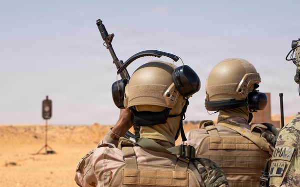 Italian Special Forces conduct live-fire training during Flintlock 2026