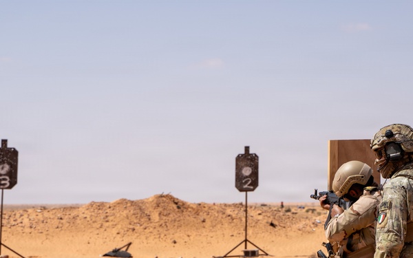 Italian Special Forces conduct live-fire training during Flintlock 2026