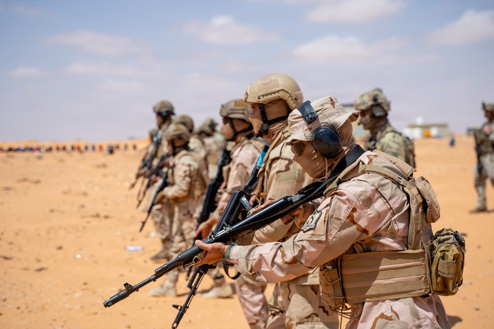 Italian Special Forces conduct live-fire training during Flintlock 2026