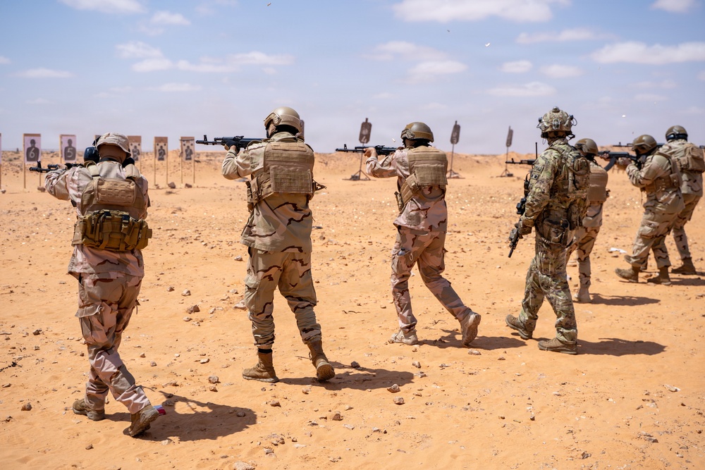 Italian Special Forces conduct live-fire training during Flintlock 2026