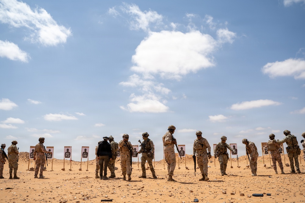Italian Special Forces conduct live-fire training during Flintlock 2026